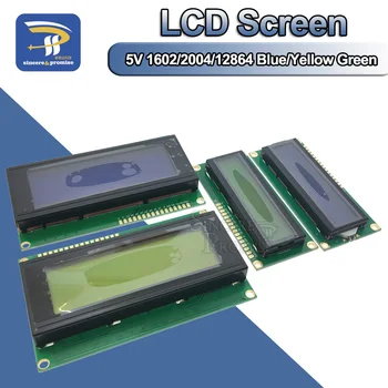LCD-Display Bord Modul 1602 2004 12864 PCF8574T PCF8574 IIC/I2C Interface Adapte Plade 5V Blå/Gul Grøn Skærm For Arduino