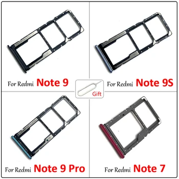 100% Oprindelige Xiaomi Redmi Note 7 / Note 9 Pro 9S Nano SIM-Kortholderen Bakke chip slot skuffe Indehaveren Adapter Stik Med Pin-kode