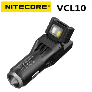 NITECORE VCL10 Multifunktionelle Alt-I-Ét Køretøj Gadget /QC3.0-Bil Oplader /Glas Afbryder /Emergency Light /Advarselslys
