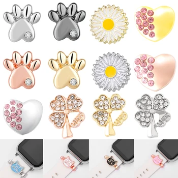 Ny Type Urrem Dekorative Charms til Apple Rem Tegnefilm Paw Søde Kat Hjerte Charms Smykker til Iwatch Armbånd Charms Negle
