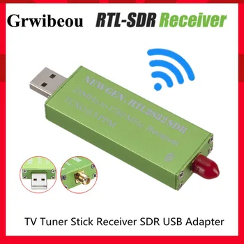 Grwibeou Top Tilbud SDR USB-Adapter RTL-SDR RTL2832U+ R820T2+ 1 ppm TCXO TV-Tuner Stick Modtager SDR USB-Adapter i Aluminium Legering