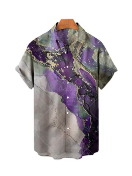 Hawaiian Mænd Vintage Skjorte 3d-Print Mænds Oversize Tøj Til Sommer Tøj Med Streetwear Harajuku Punk Style Dazn 5XL