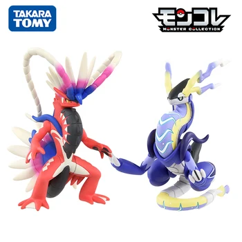 Pokémon rødt og Violet PLegendary Pokemon Figur Koraidon Miraidon Action Figurer, Nye Takara Tomy ML-29 ML-30 PVC-LEGETØJ