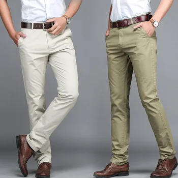 Sommeren Mænds Casual Ting i Bukser, Mode Bukser Mandlige Helt ensfarvet Bukser i Høj Kvalitet