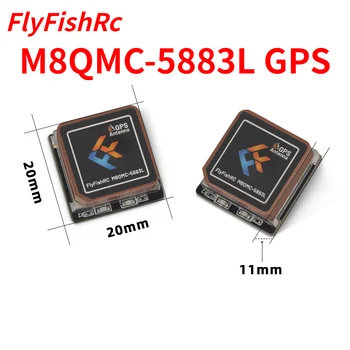FlyFishRc M8QMC-5883L M8Q 5883 GPS Modul integrere kompas modul bulit-in Indbygget TCXO krystal og farad kondensator til FPV