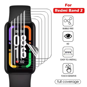 Fuld Buede Bløde Hydrogel-Film For Xiaomi Mi Redmi Band 2 Smartwatch Tilbehør Clear Screen Protector Ikke Temepered Glas