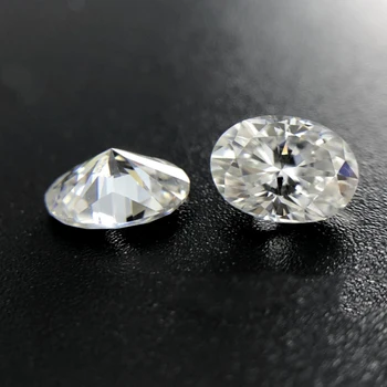 Szjinao Løs Smykkesten Moissanite Sten 0.5 ct 8ct Oval Cut Diamant D Farve VVS1 Perler Udefineret GRA Til Smykker Diamant Ring