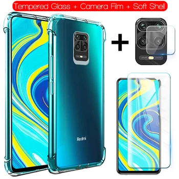 For Xiaomi Redmi Bemærk 9s 8T 9 8 Pro Max antal Screen Protector Case for Redmi Note9s Note8t Lys, Kamera Linse Glas Soft Shell Cover