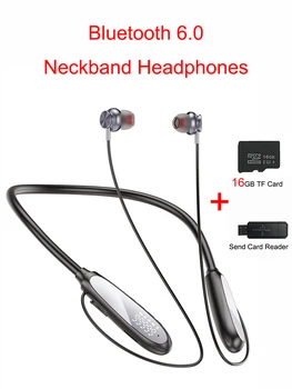 NY Bluetooth-6.0 Hovedtelefoner Trådløse Neckband Høretelefoner Til iPad, Tablet-Ingen Forsinkelse Headset TF Kort Auriculares For Samsung, Huawei
