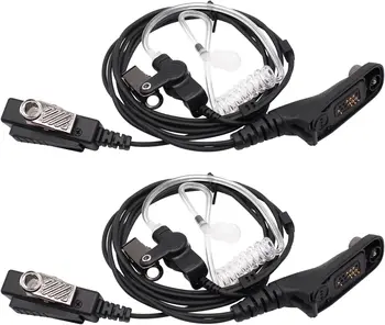 2-Wire Overvågning Headset med TOT-Mic passer til Motorola DGP8050E DGP4150 DGP5050 DGP5550 DGP6150 DGP8050 DGP8550E Radioer