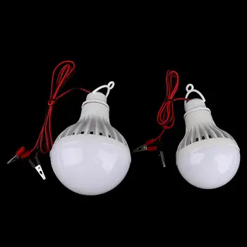 12v LED-Lampe Bærbare Led Pære 3W 5W 7W 9W 12W Udendørs Camp Telt Nat Fiskeri Hængende Lys Nødsituation Kold Hvid