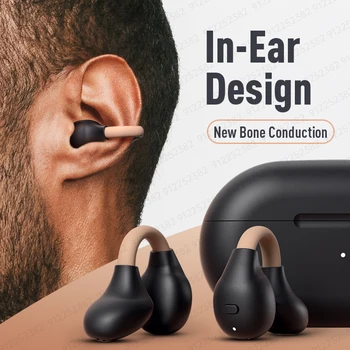 Mydots Bone Conduction Bluetooth-Hovedtelefoner 1:1 For Ambie Lyd Trådløse Bluetooth Hovedtelefoner TWS Ear Hook-Headset Sport Earbuds