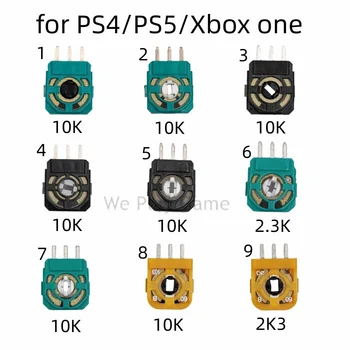 50stk 3D-Joystick-Analoge Akse Modstande Potentiometer til Playstation PS4 PS5 Controller Micro Skifte til Xbox, En for NS Pro