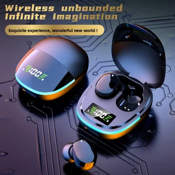 Original G9S TWS Air Pro Fone Bluetooth Hovedtelefoner Touch Kontrol Øretelefoner med Mikrofon, Trådløst Bluetooth Headset, Trådløse Hovedtelefoner