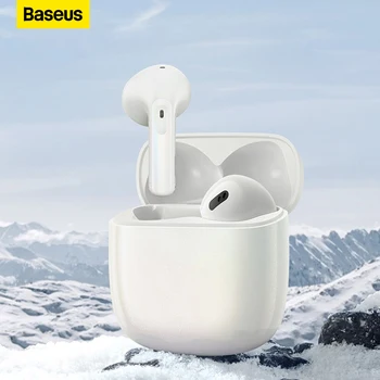 Baseus Storm 3 ANC TWS Hovedtelefon Bluetooth-5.2 Adaptive Støj Annullering, Trådløse Hovedtelefoner, 6-mikrofoner ENC Annullering HiFi Øretelefoner