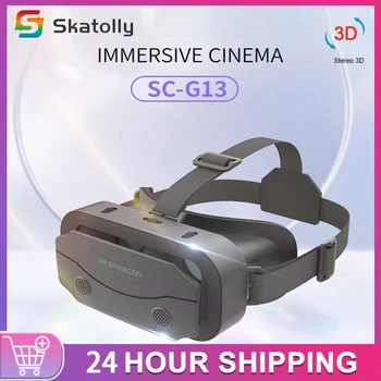 3D-Hjelm VR-Briller 3D-Briller Virtual Reality-Briller VR Headset Til Telefonen Smartphones Mobile Viewer Pap 5-7 