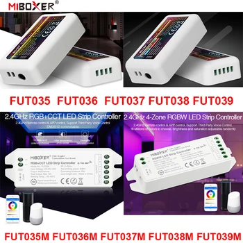 FUT035 FUT036 FUT037 FUT038 FUT039 Miboxer (NYE) 2,4 G 4-Zone LED-Controller Lysdæmper Enkelt Farve CCT RGB RGBW RGB+CCT Strip