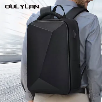 Mænd Brand Laptop Backpack Anti-tyveri Vandtæt Password Lock Rygsække, Tasker, USB-Opladning Mænds Business Travel Bag