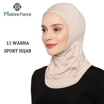 Islamiske Modal SPORT Silke Hijab Abaya Hijab Til kvinder Abayas Kvinder Jersey Turbaner Satin Hoved Muslimske Tørklæde Instant Wrap dit Hoved