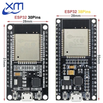 10STK ESP32 Development Board WiFi+Bluetooth Ultra-Lavt Strømforbrug Dual Core ESP-32 ESP-32S ESP 32 Lignende ESP8266