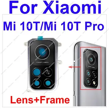 For Xiaomi Mi 10T Mi 10T Pro Bageste Kamera Linse Glas Cover Tilbage hovedkameraets Linse Ramme Mærkat Udskiftning