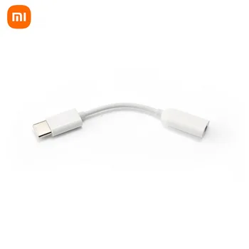 Original Xiaomi Type-C han til 3,5 mm Female Audio Adapter Type C til 3,5 Hovedtelefon-Konverter Kabel til Xiaomi mi8 / mi 6 H30