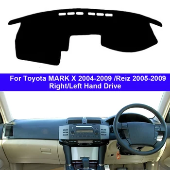 Bilens Instrumentbræt Dække Dash Mat Tæppe Kap For Toyota MARK X 2004 - 2009 Reiz 2005 - 2009 Auto solsejl Anti-Solens UV-Anti-dirty