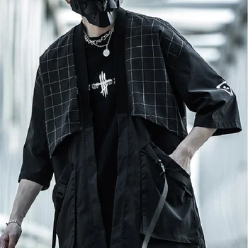 Gothic Harajuku Mænd Taoistisk Klæder Shirts Y2k Techwear Japansk Elegant Casual Tøj Party Dans Kvinder Mænd Streetwear Og Hiphop