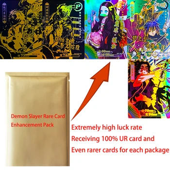 NYE Demon Slayer Booster Packs-Kort TCG Samling Sjældne GP UR Nezuko Anime Spil Kids Legetøj Fødselsdag Gave