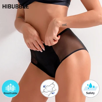Opgradering 4-lag Menstruation Trusser Fysiologiske Bukser lækagetætte Undertøj Kvinder Periode Åndbar Mesh Underwear Trusser