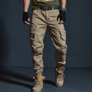 Mænd af Høj Kvalitet, Mode Cargo Bukser Militære Joggere Taktiske Bukser, Sweatpants Mandlige Camouflage Casual Mænds Bukser Fem-Farve