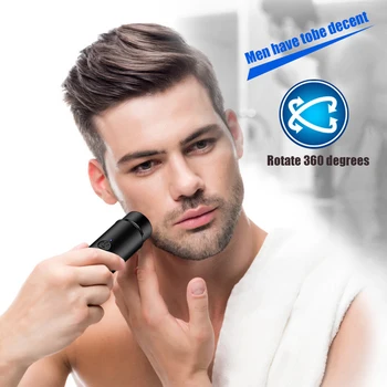 Mini Bærbare Elektriske Shaver til Mænd Vaskbar Razor Skæg Kniv USB-Opladning Mænds Barbermaskiner Unisex Ansigt, Krop Dehairing Kniv