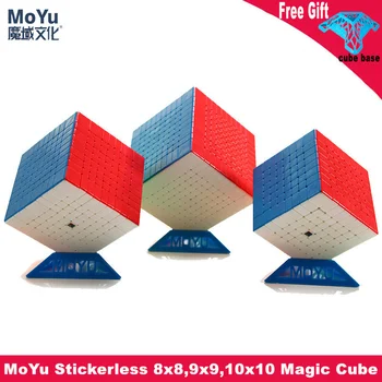 MoYu MeiLong Magic Neo Cube Stickerless 5x5 6x6 7x7 8x8 9x9 10x10 11x11 12x12 Professionelle Hastighed Terning Puslespil Legetøj Gave