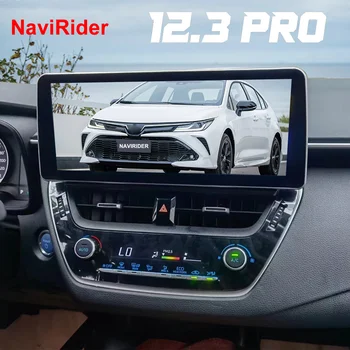 12.3 tommer Radio 8+256G Android 13 For Toyota Corolla 2018 2021 2022 Bil Mms Video-Afspiller, GPS-Navigation Carplay DSP Sound