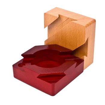 Træ-Magic Box Puzzle-Skjult Opbevaring Luban Lås Pædagogiske Intellektuelle Legetøj Juegos De Ingenio Madera