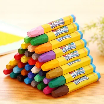 24/36 Farveblyanter Stick Olie Pastel Art Pen Farver, Blyant Voks Farveblyanter For Børn At Tegne Male Graffiti Pen Kunst Forsyninger