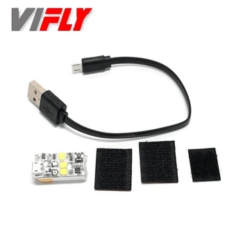 VIFLY Finder 2 Super Højt 5V Buzzer Tracker Over 100dB Indbygget Batteri-LED Self-Power til FPV Racing Micro Lang Række LR4 Drone