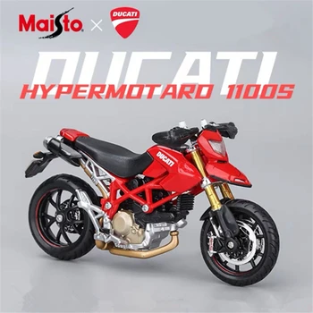 Maisto 1:18 Ducati Hypermotard Legering Racing Motorcykel Model Trykstøbt Metal Toy Street Motorcykel Model Simulering Børnegave
