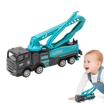 Sjov Konkrete Pumpe Lastbil Toy Lille Brandbil Toy Inerti Stigen Toy Friktion Power Cement Pumpe Køretøj Toy Model Til Børn