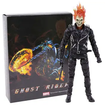 Marvel Legender Ghost Rider Anime Tal Johnny Blaze Pvc-Action Figur Collectible Model Kids Legetøj Dekorere Dreng Gaver