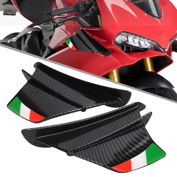Motorcykel Winglet Aerodynamiske Wing Spoiler Kit For Kawasaki Ninja 125 Z125 Z250SL 250R 300R Z300 400 Z400 400R KLX250 ZZR1200