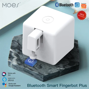 MOES Tuya Smart Bluetooth Fingerbot Skift-Knappen Pusher Smart Liv App stemmestyring via Alexa, Google Assistent