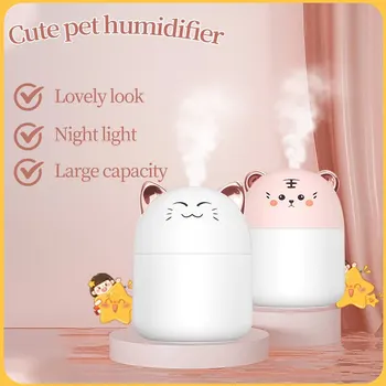 Cute Pet Luftfugter Mini Office Desktop Aircondition Værelses Luftbefugtning Usb Lille Husholdning Tung Tåge Spray
