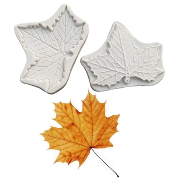 Store NYE Maple Leaf Veiners Silikone Formen Blomst Gør GumPaste Blomster Kronblad Fondant Kage Udsmykning Værktøjer M2491