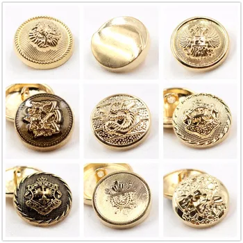 N171123 , 10stk Metal knapper, tilbehør til beklædningsgenstande DIY håndlavede materialer , der Passer pels knapper, mode dekorative knapper