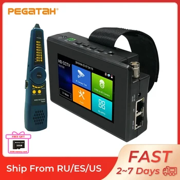 PEGATAH 4inch Håndled Touch Screen CCTV Tester for IP-Kamera Tester H. 265 IPC Tester med POE-Udgang for CCTV-Kamera Tester