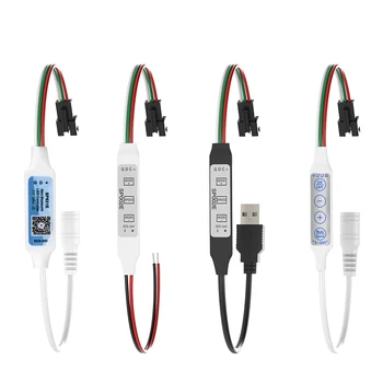Mini 3 nøgler 4 nøgler Controller SP002E WS2812B WS2811 USB-for WS2812 LED lysbånd Pixel LED Strip Light Power Bank TV dc 5 v-24V