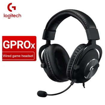 Logitech G PRO X Gaming Headset med Mic Kabel Over-Ear DTS Headphone 7.1 og 50 mm PRO G Drivere til PC/PS/Xbox/Nintendo Skifte