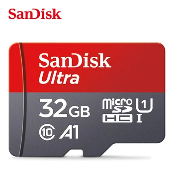 SanDisk Micro SD-Hukommelseskort Ultra A1 32GB, 64GB 128 GB Microsd-TF Kort Klasse 10 Flash-Kort 64gb 128gb til Mobil/Tablet/Kamera
