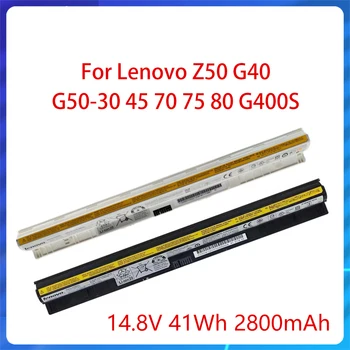 NYE Originale for Lenovo-Z50 G40 G50-30 45 70 75 80 G400S Bærbar 14,8 V 41Wh 2800mAh Li-ion Batteri L12L4A02 L12L4E01 L12M4A02